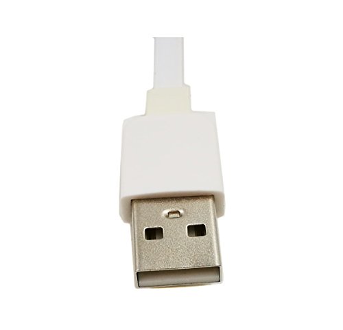 zdyCGTime 10FT/3M Lapos Spirál Spirál USB 2.0 Micro USB-Fordította: töltőkábellel (Fehér)